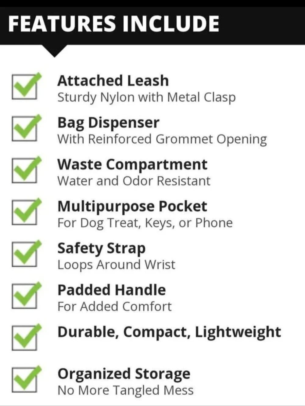 Pink Dog Walking Bag with Built-In Leash